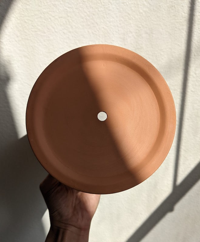 Terracotta Planter with Flat Saucer