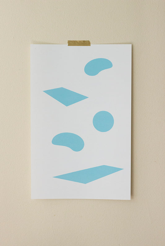 Floating Pools Poster Print