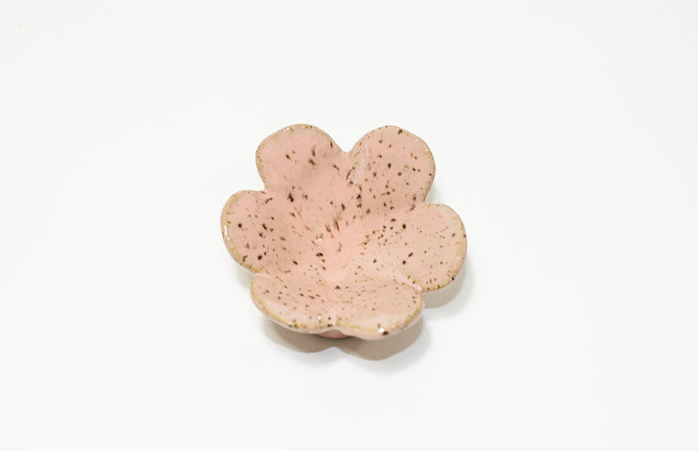 Daisy Dish - Speckled Pink